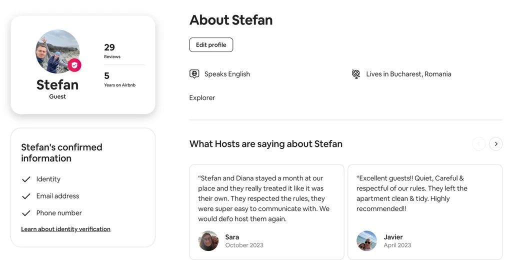 Perfect Rating on Airbnb