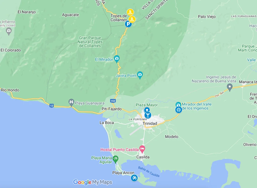 Map of Trinidad