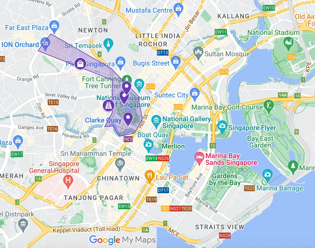 An extra half of day in Singapore