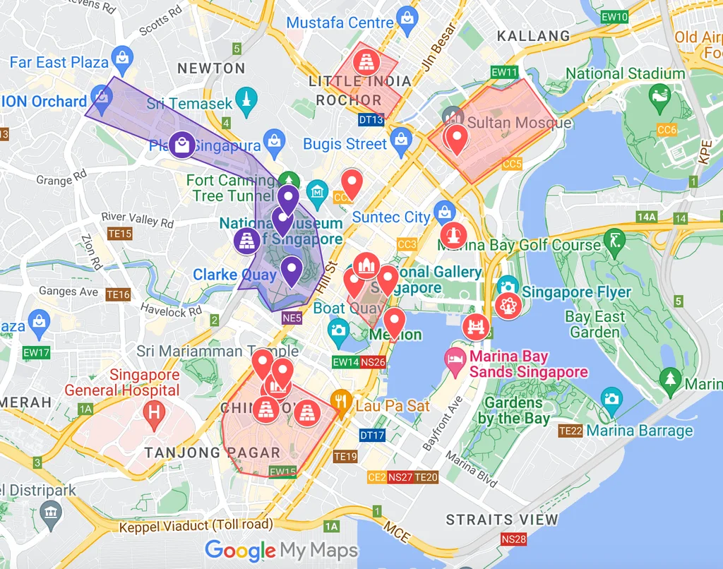 Cultural Map of Singapore & An extra half day