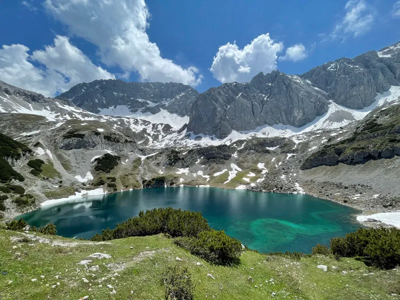 Ehrwalder - Seebensee - Coburger Hut - Drachensee Alpine Hike, Austria